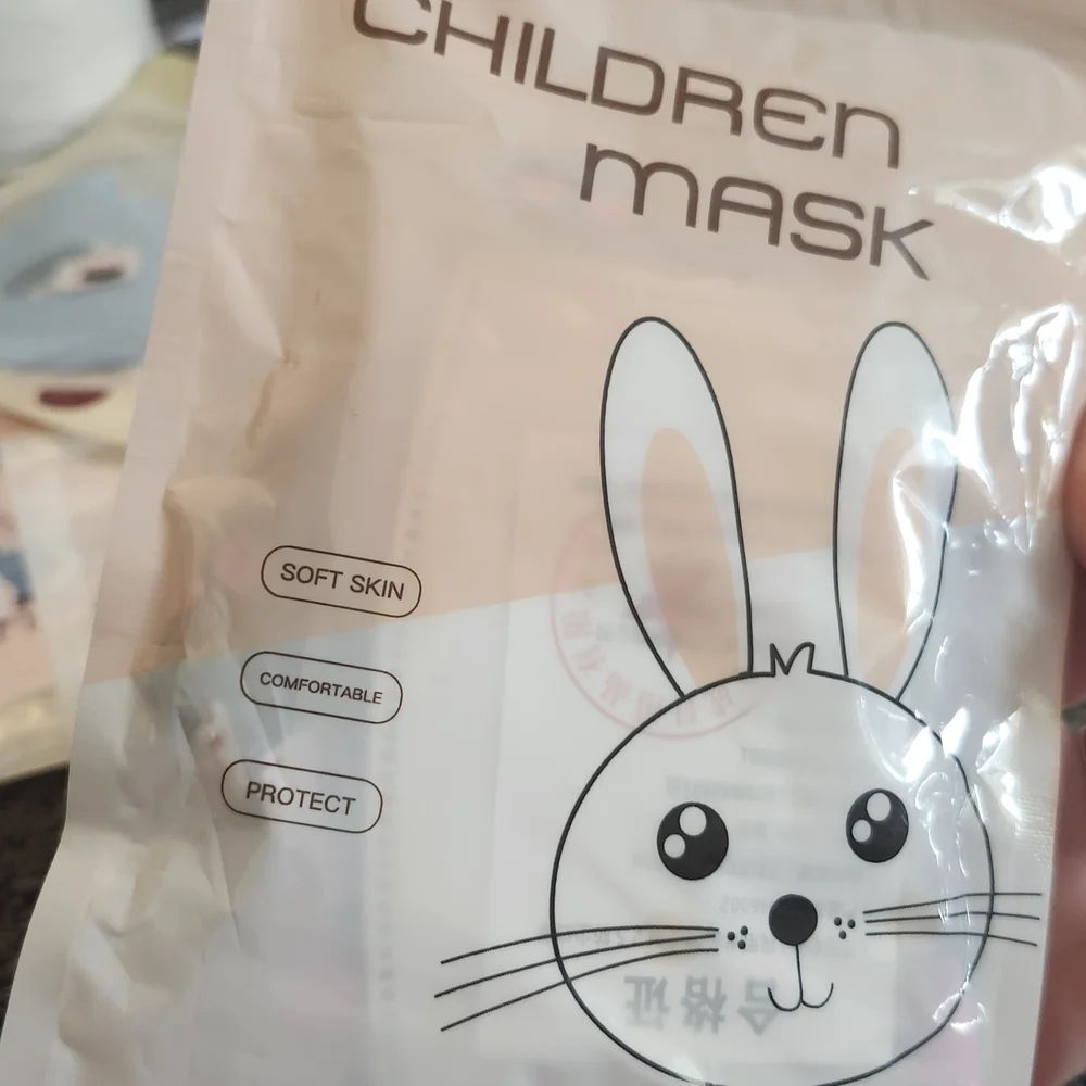 Kids Colorful Face Masks Set